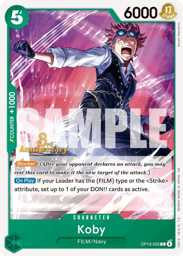 Koby One Piece TCG Card