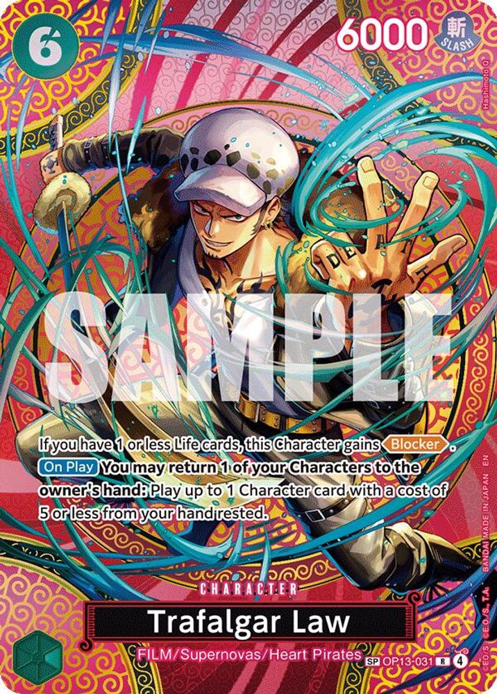 Trafalgar Law One Piece TCG Card