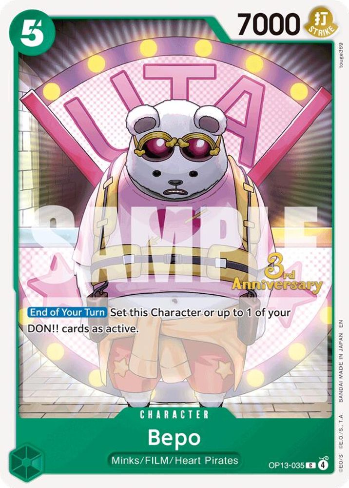 Bepo One Piece TCG Card