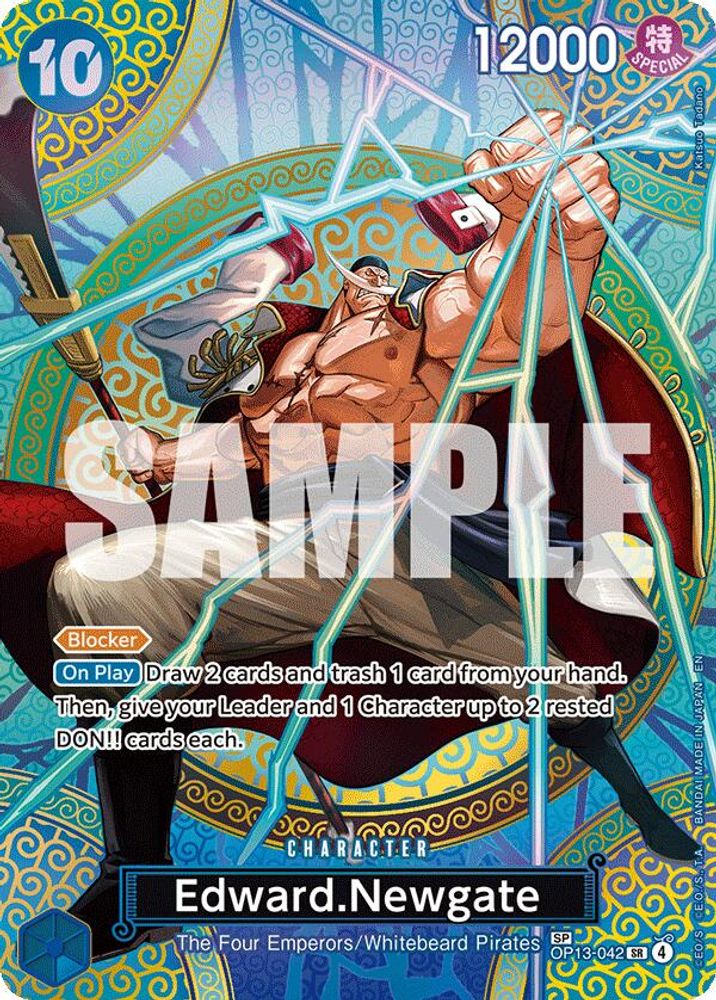 Edward.Newgate One Piece TCG Card