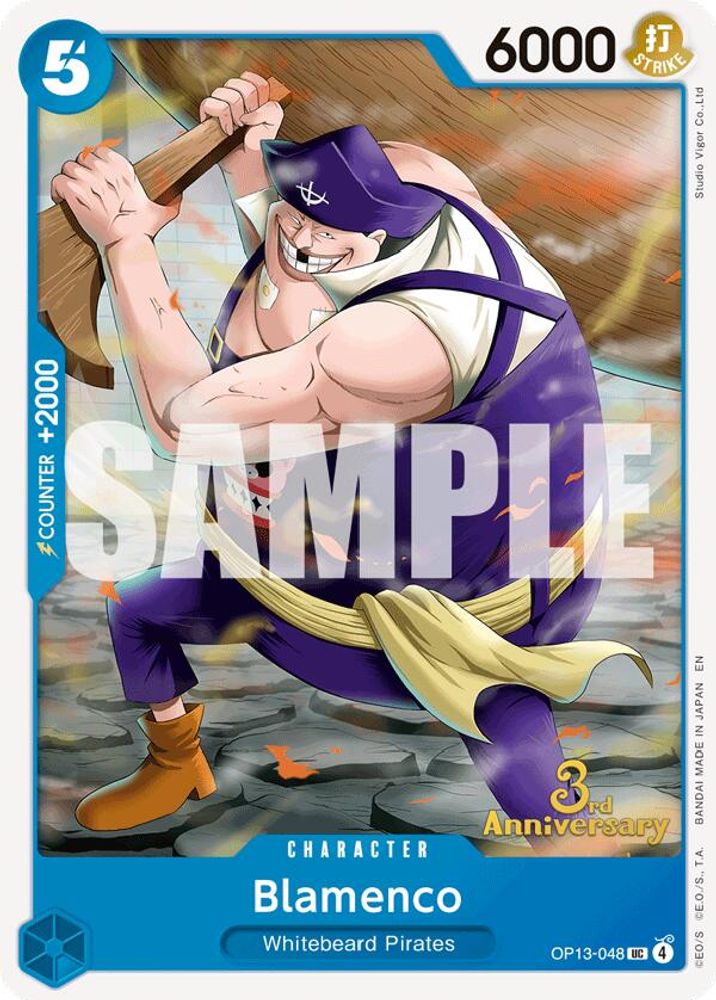 Blamenco One Piece TCG Card