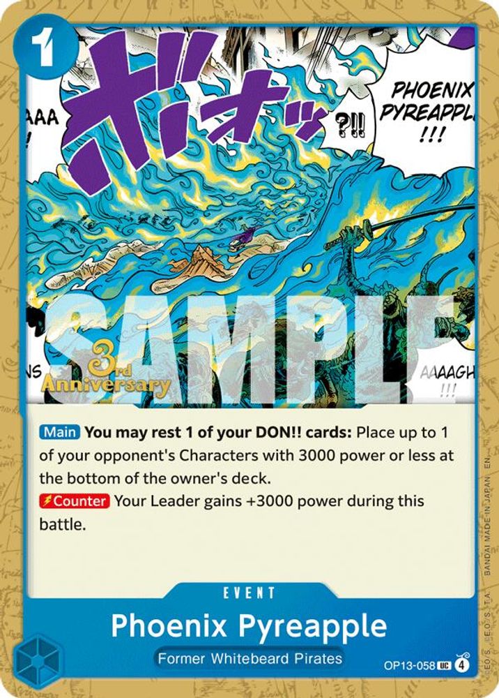Phoenix Pyreapple One Piece TCG Card