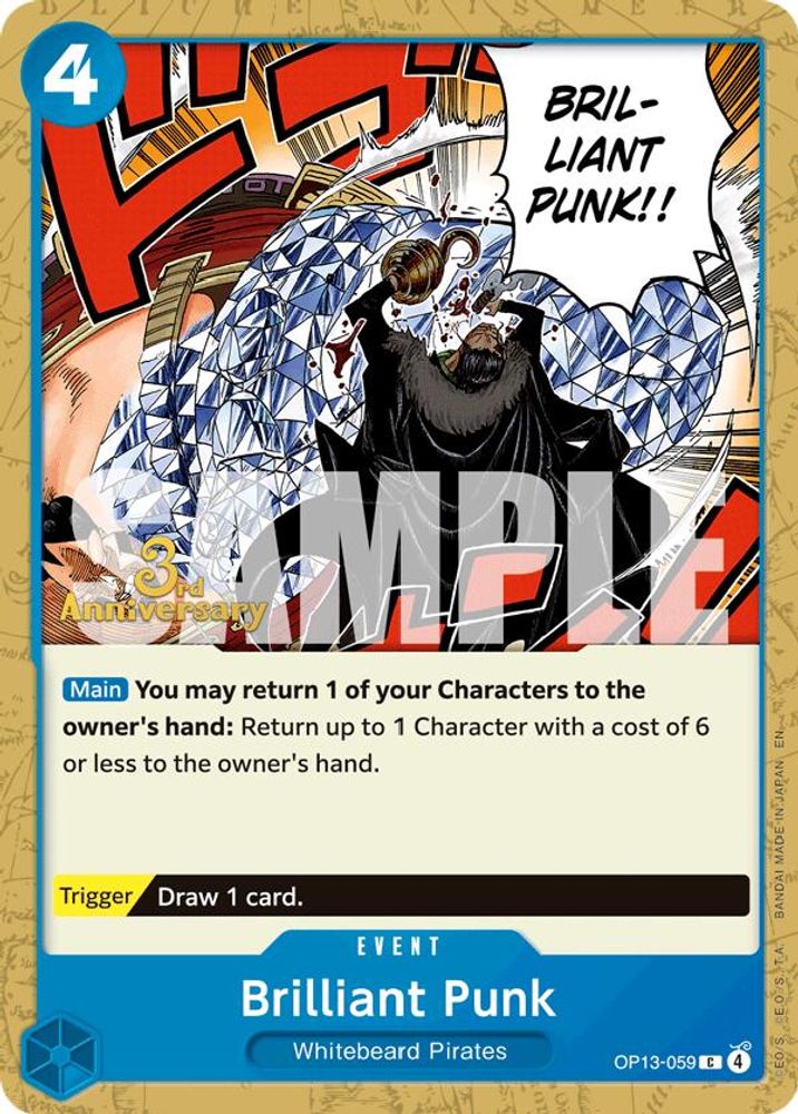 Brilliant Punk One Piece TCG Card