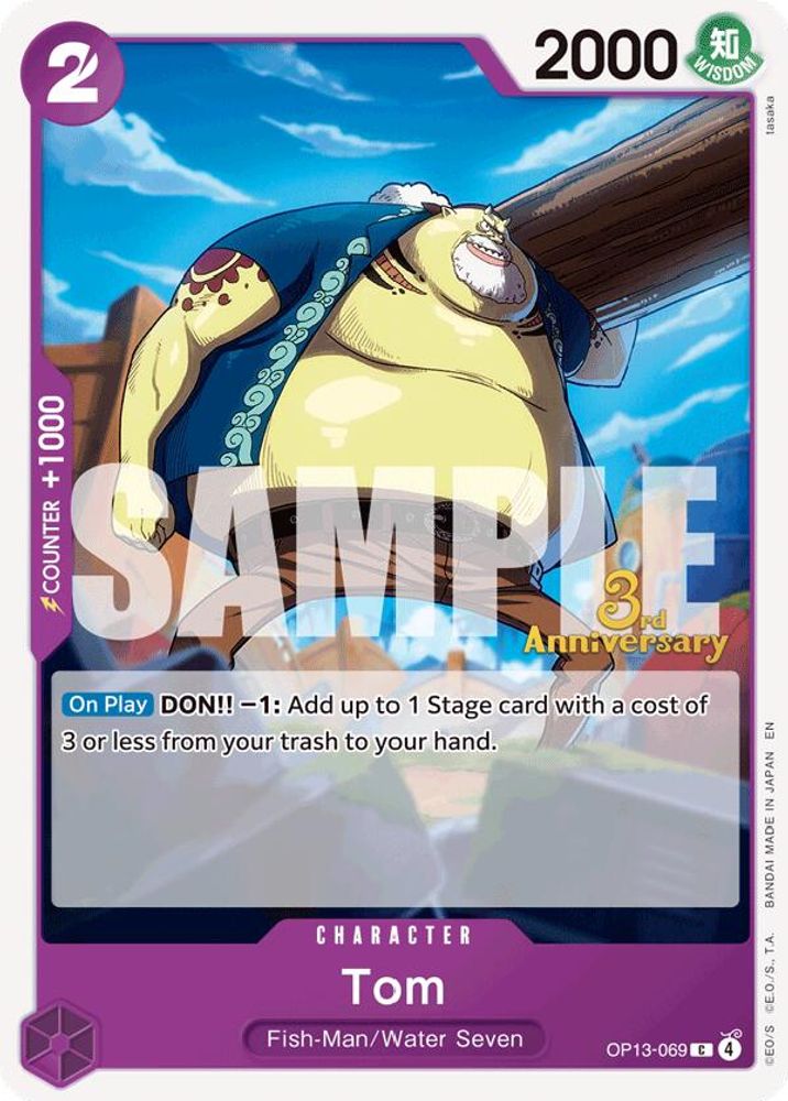 Tom One Piece TCG Card
