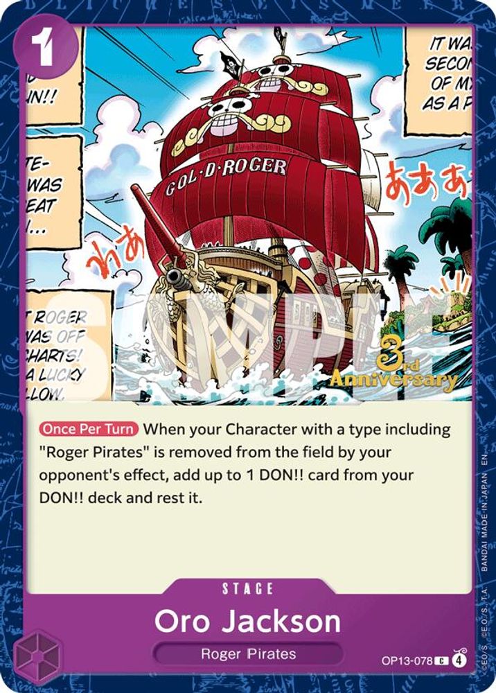 Oro Jackson One Piece TCG Card