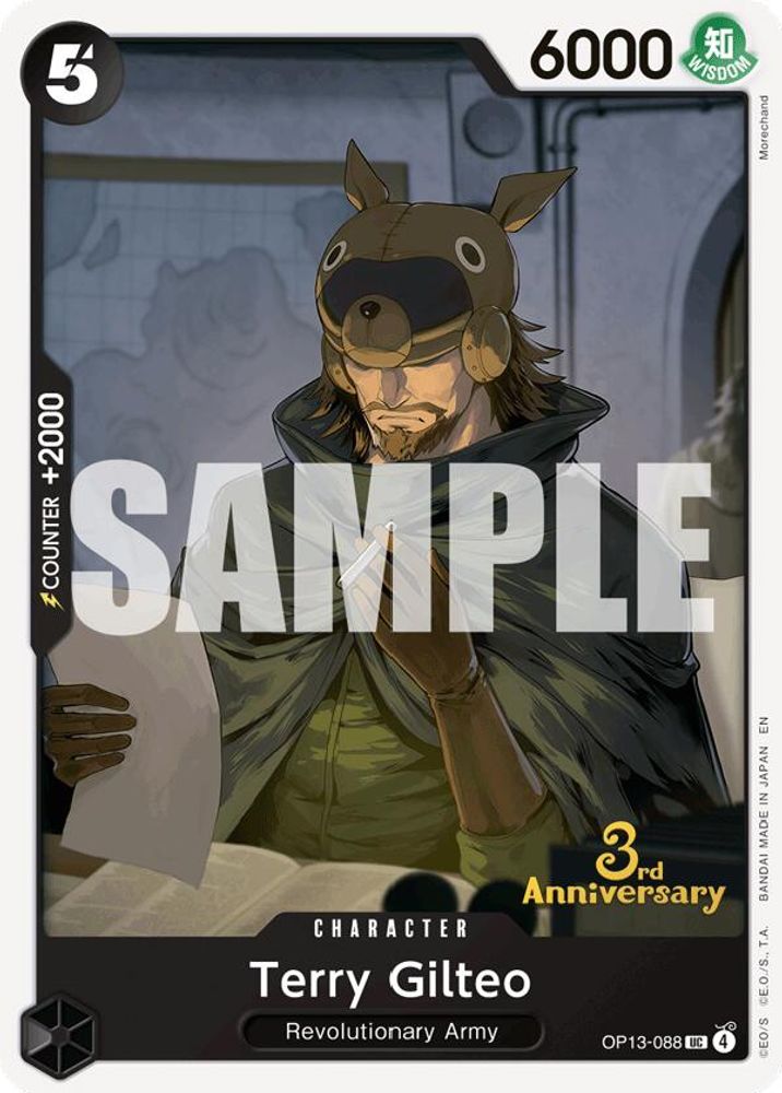 Terry Gilteo One Piece TCG Card