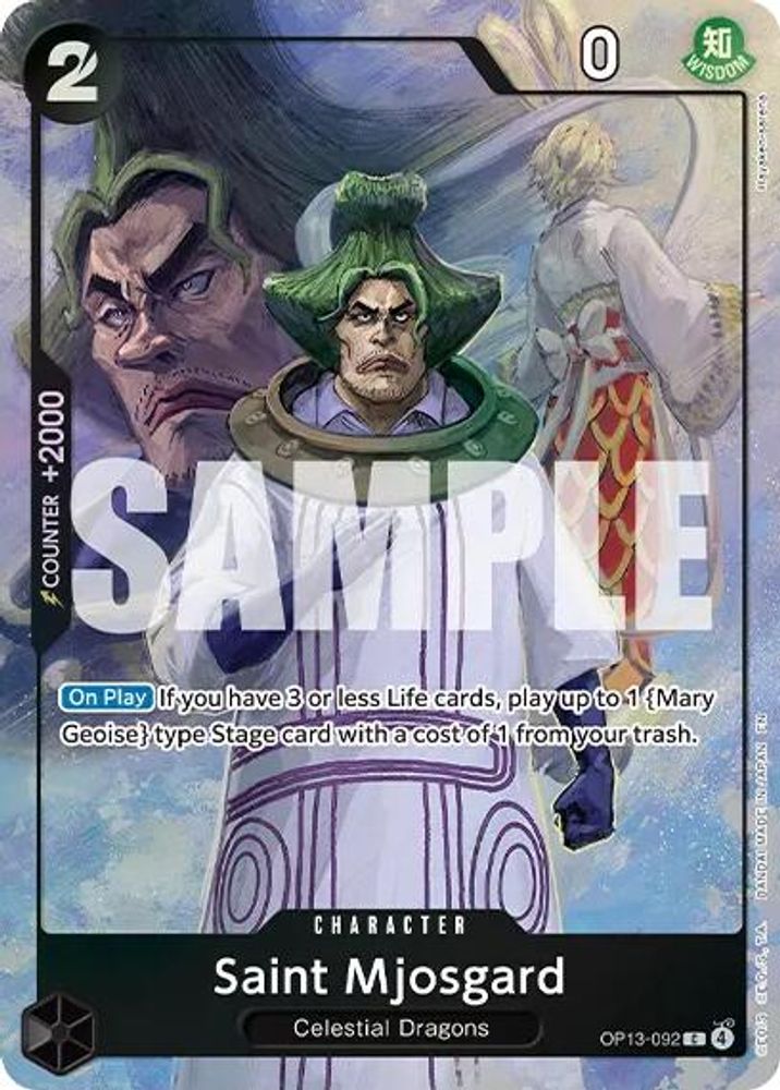 Saint Mjosgard One Piece TCG Card