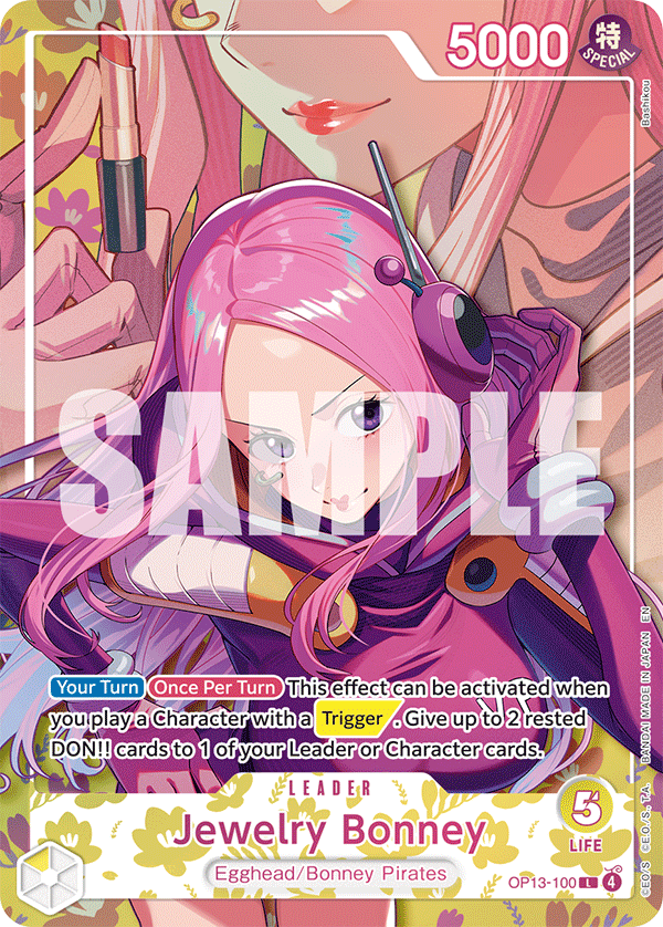 Jewelry Bonney One Piece TCG Card