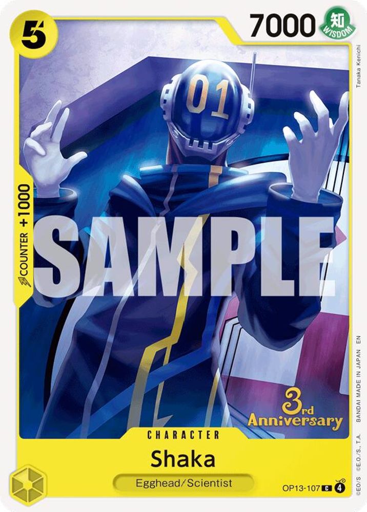 Shaka One Piece TCG Card