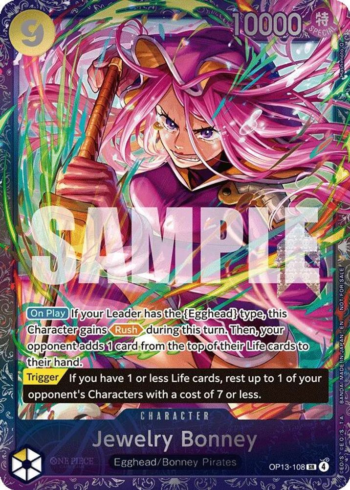 Jewelry Bonney One Piece TCG Card