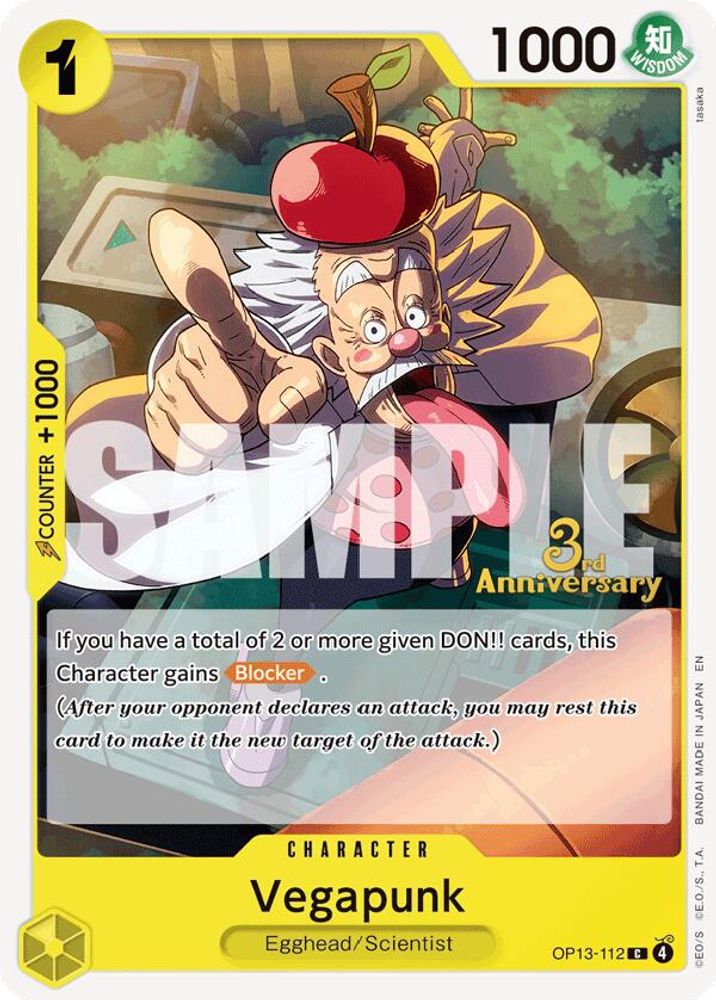 Vegapunk One Piece TCG Card
