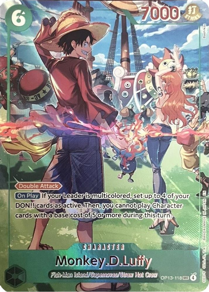 Monkey.D.Luffy One Piece TCG Card