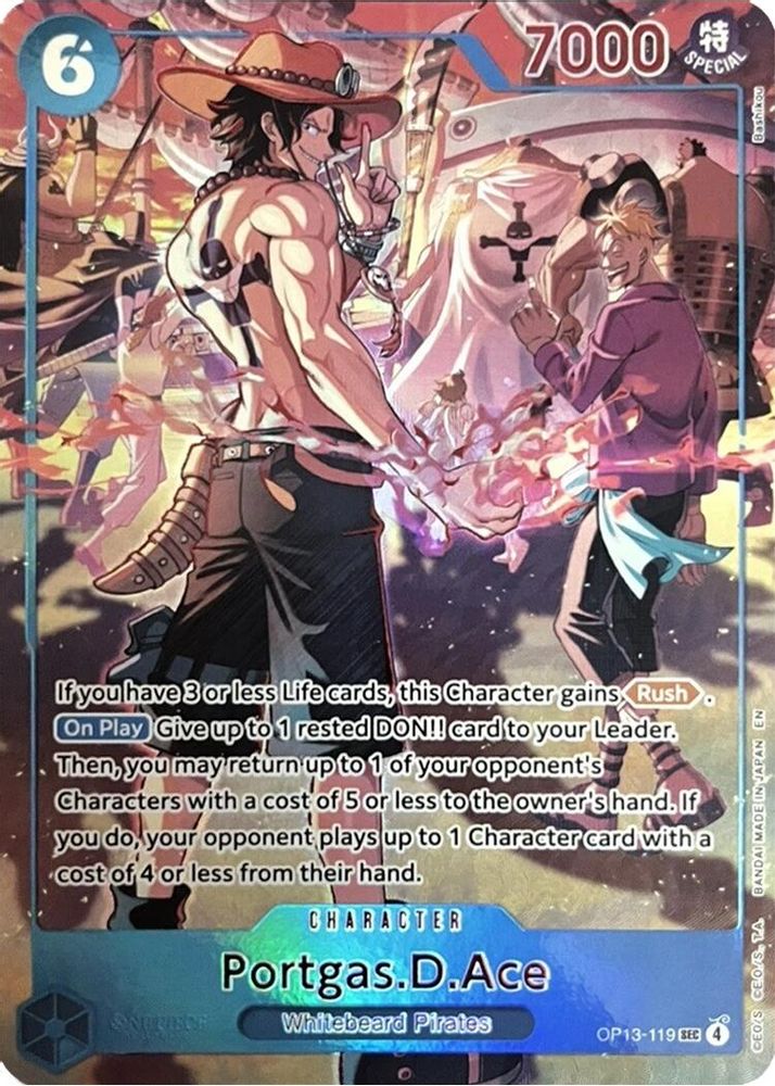 Portgas.D.Ace One Piece TCG Card