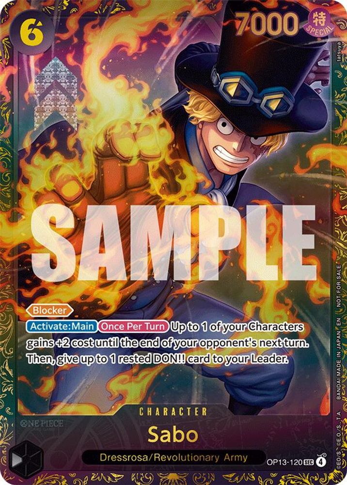 Sabo One Piece TCG Card