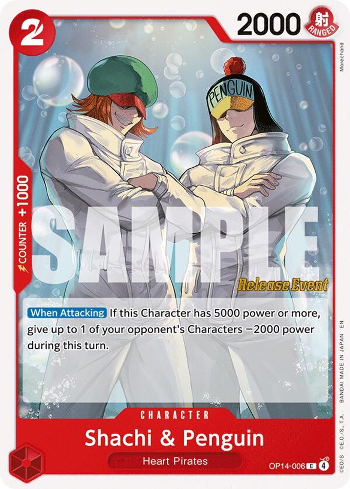 Shachi & Penguin One Piece TCG Card