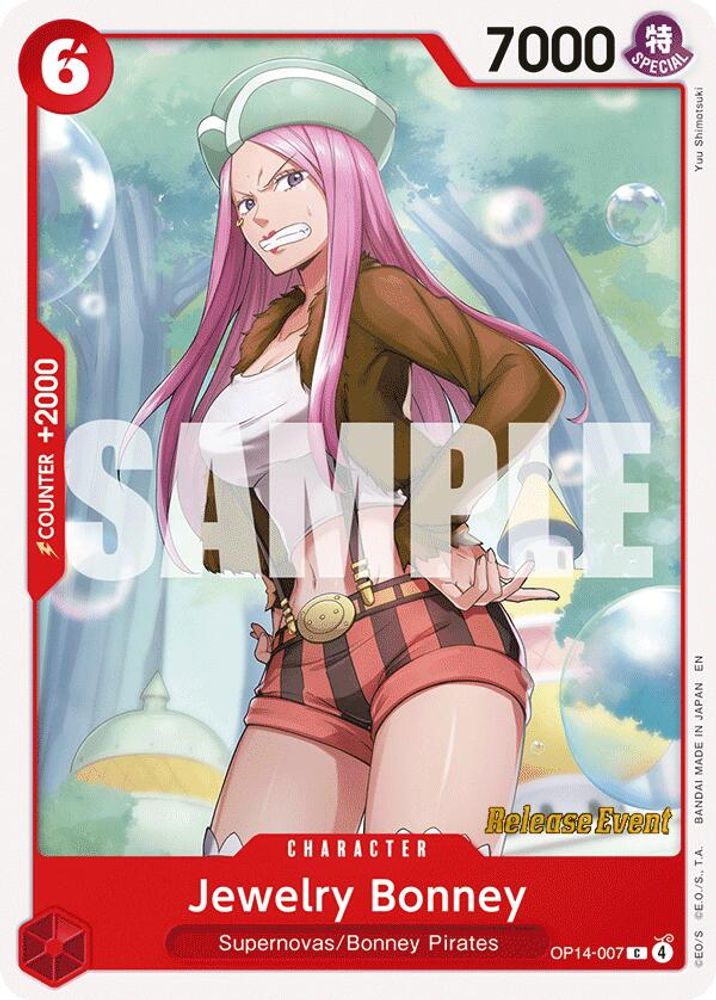 Jewelry Bonney One Piece TCG Card
