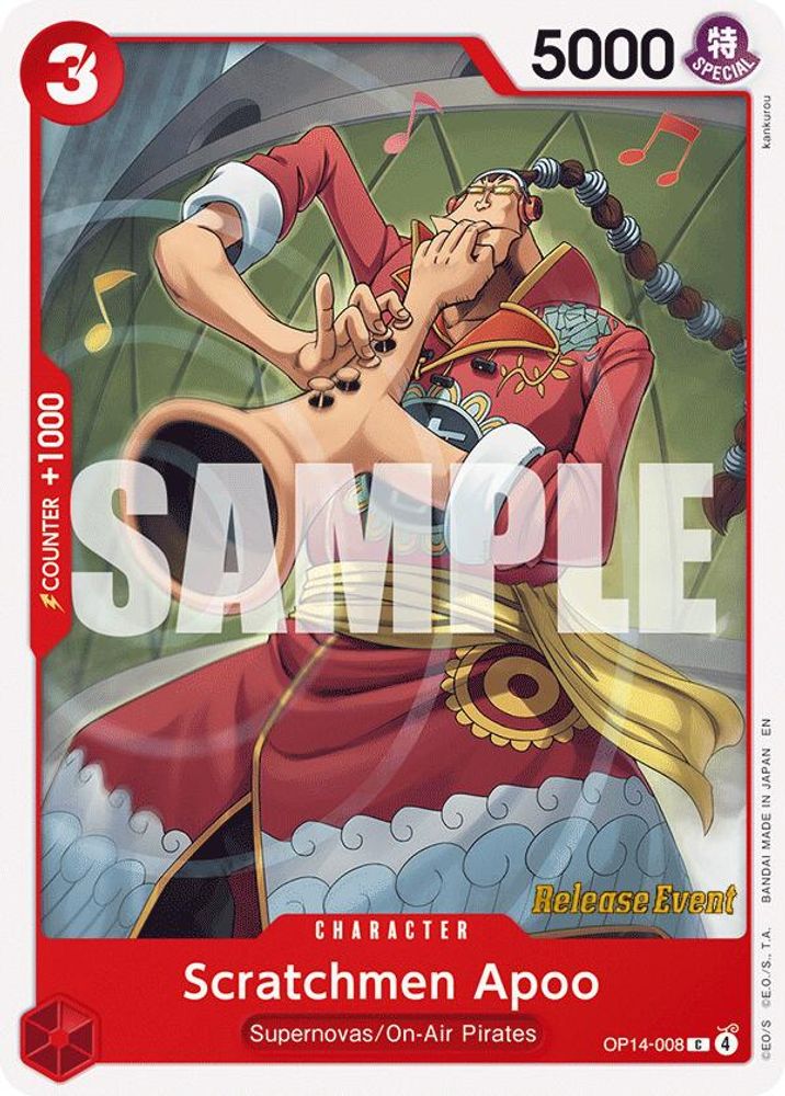 Scratchmen Apoo One Piece TCG Card