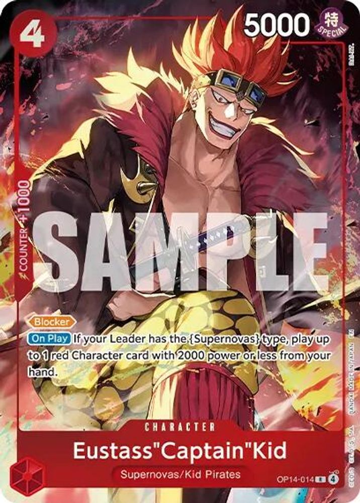 Eustass"Captain"Kid One Piece TCG Card