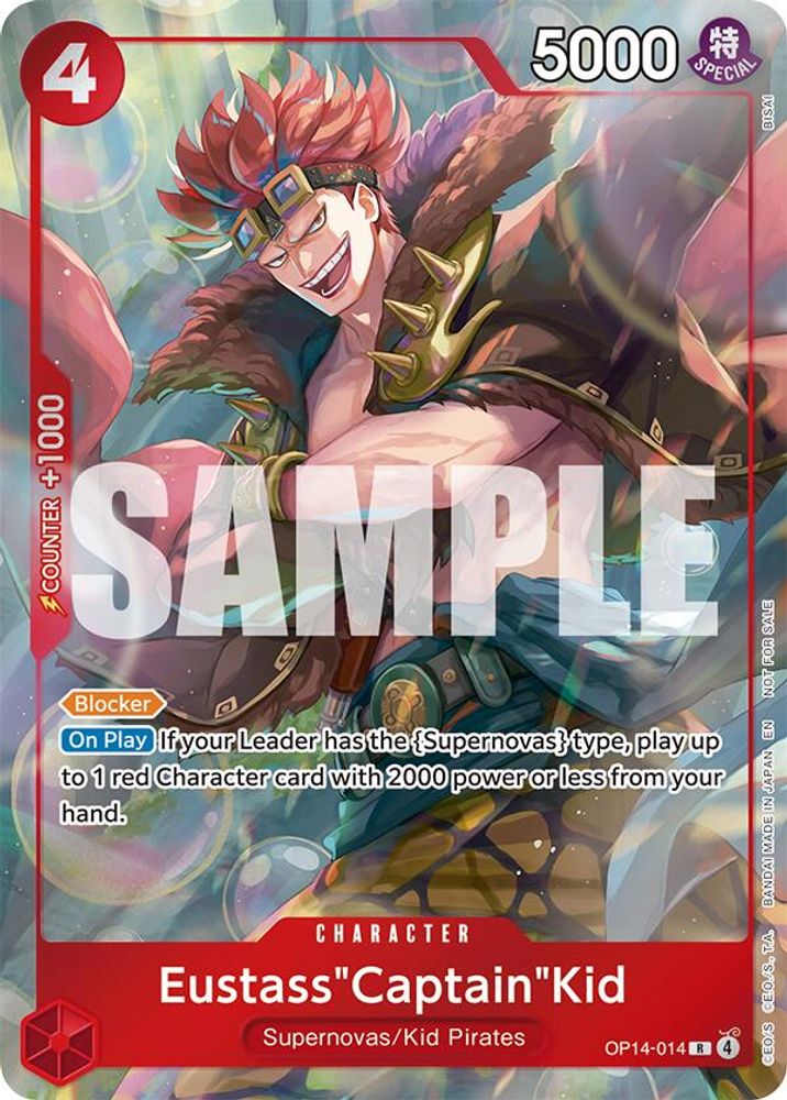 Eustass"Captain"Kid One Piece TCG Card