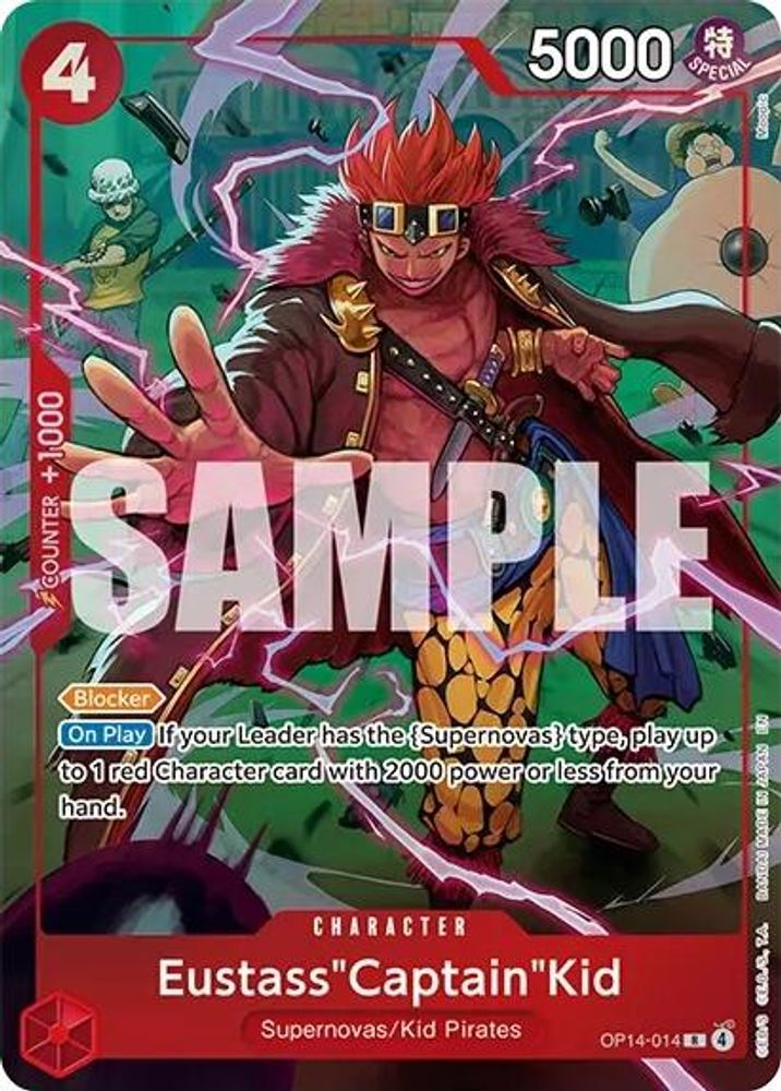 Eustass"Captain"Kid One Piece TCG Card