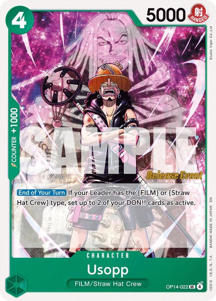 Usopp One Piece TCG Card