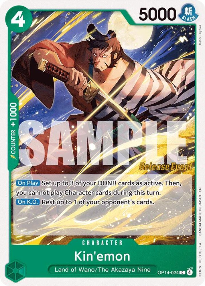 Kin'emon One Piece TCG Card