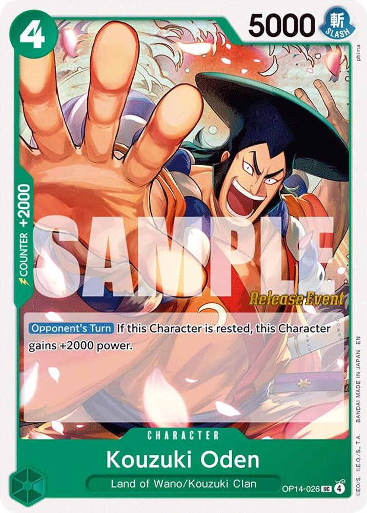 Kouzuki Oden One Piece TCG Card