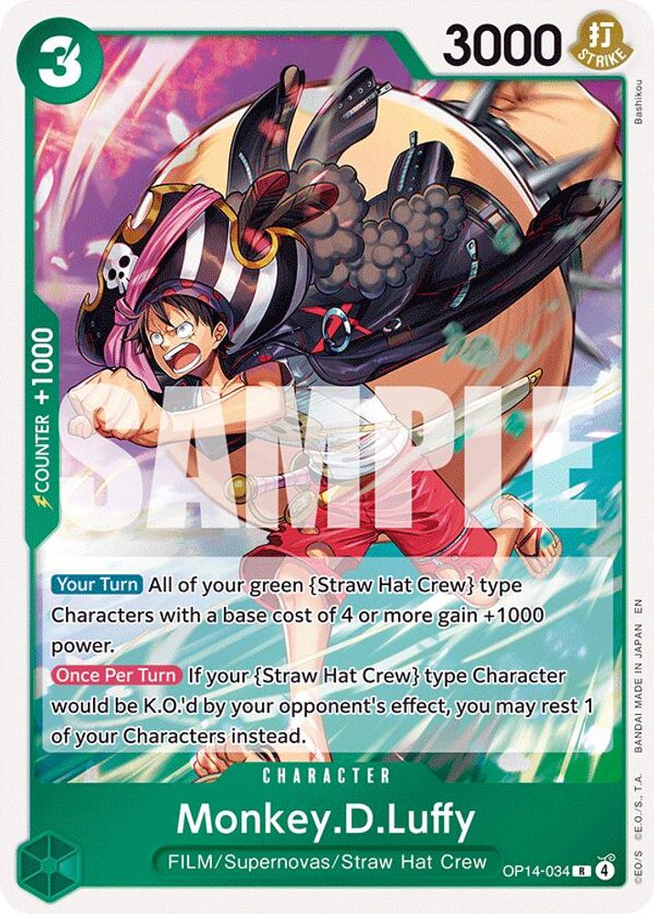 Monkey.D.Luffy One Piece TCG Card