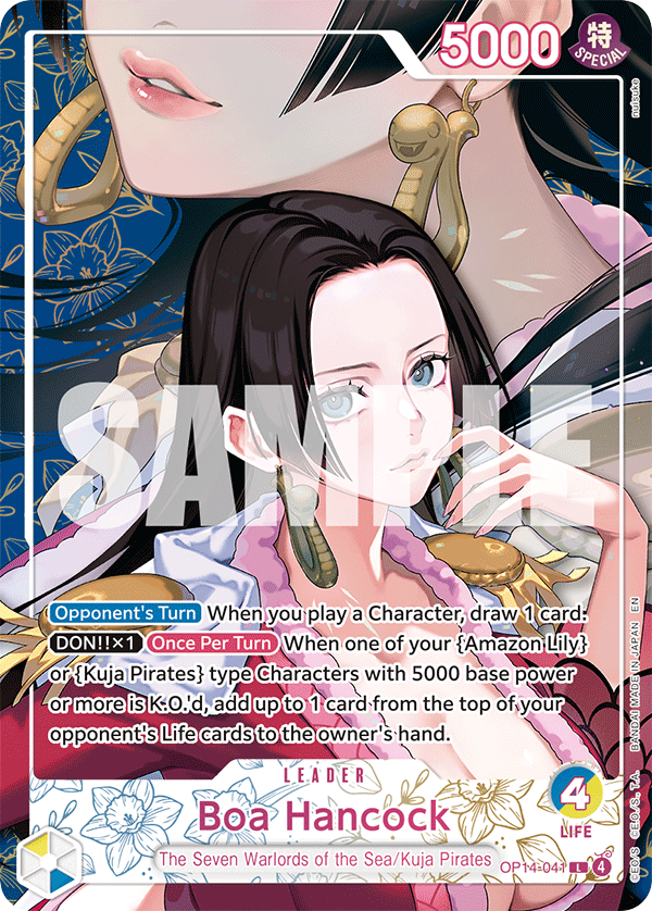 Boa Hancock One Piece TCG Card