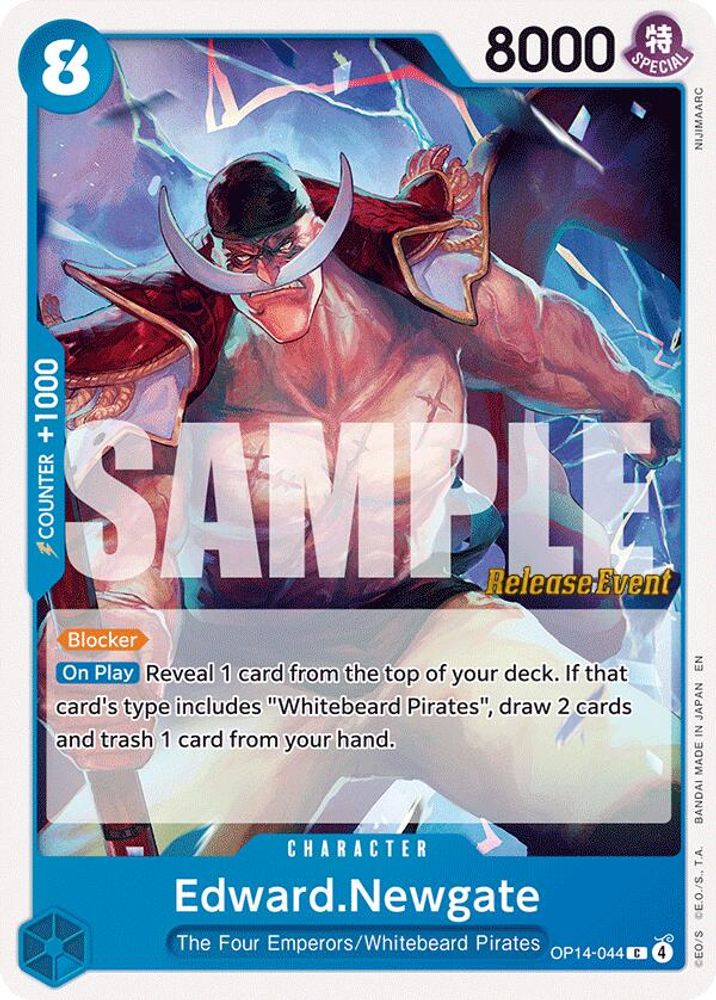 Edward.Newgate One Piece TCG Card