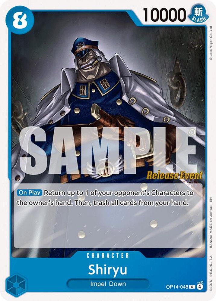 Shiryu One Piece TCG Card