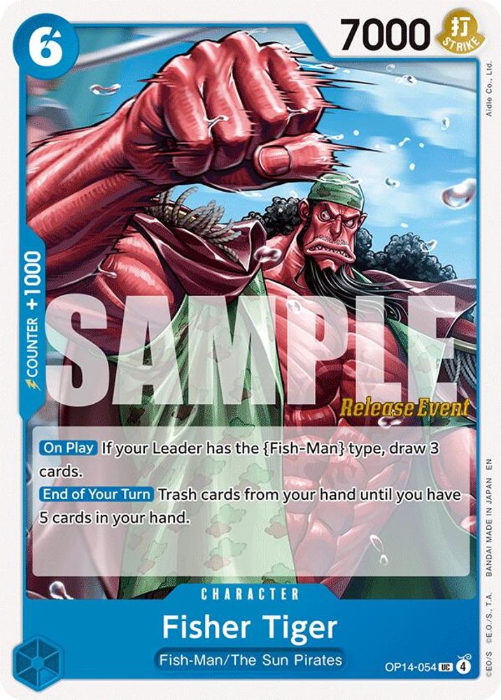 Fisher Tiger One Piece TCG Card