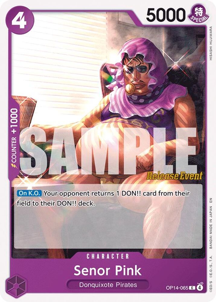 Senor Pink One Piece TCG Card