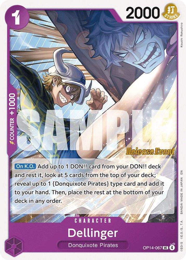 Dellinger One Piece TCG Card