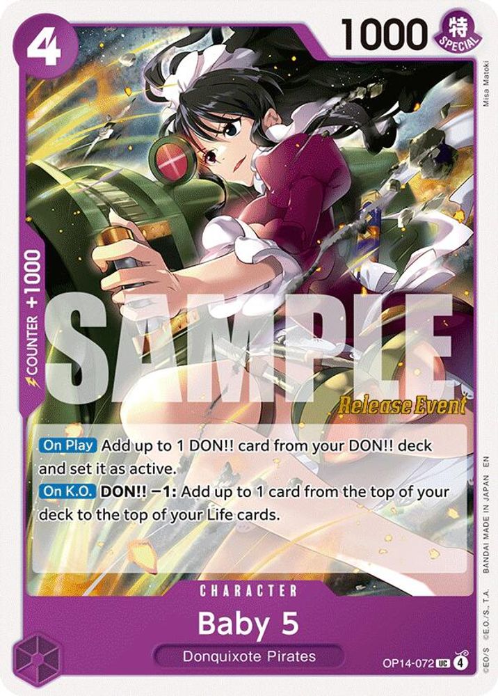 Baby 5 One Piece TCG Card