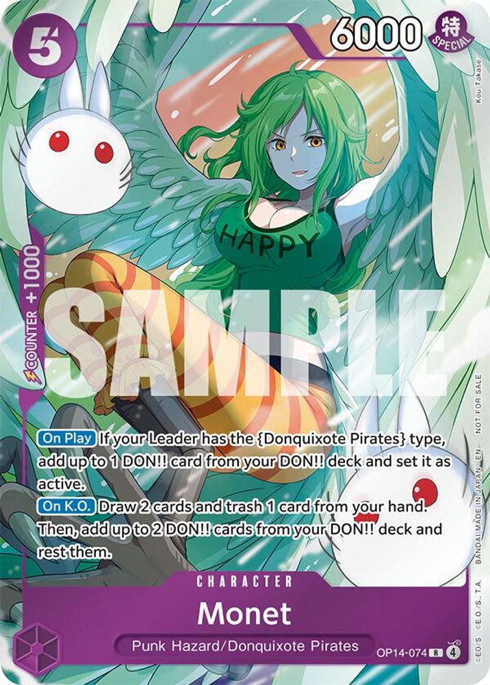 Monet One Piece TCG Card