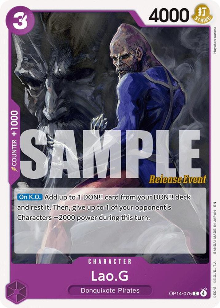 Lao.G One Piece TCG Card