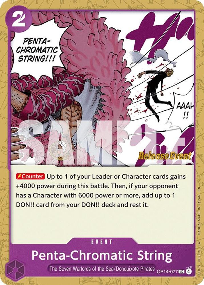 Penta-Chromatic String One Piece TCG Card