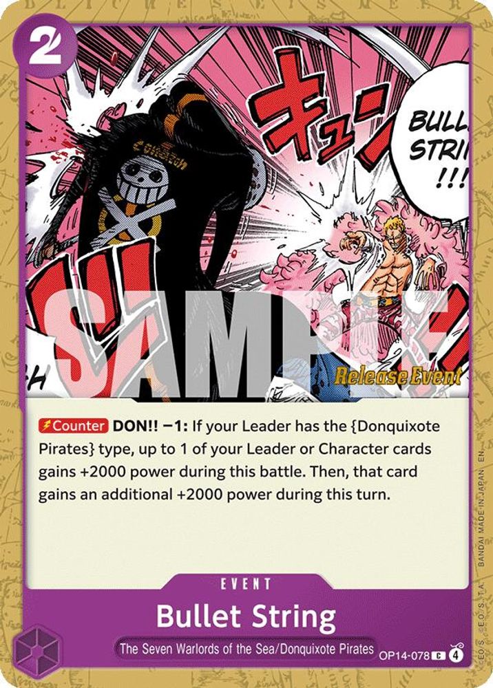 Bullet String One Piece TCG Card