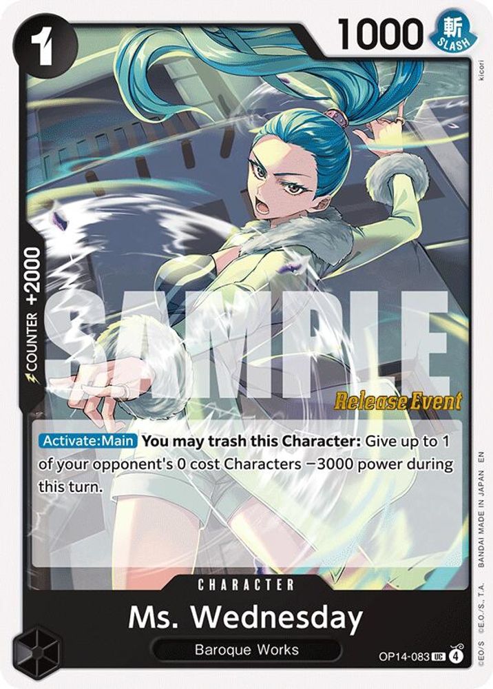 Ms. Wednesday One Piece TCG Card