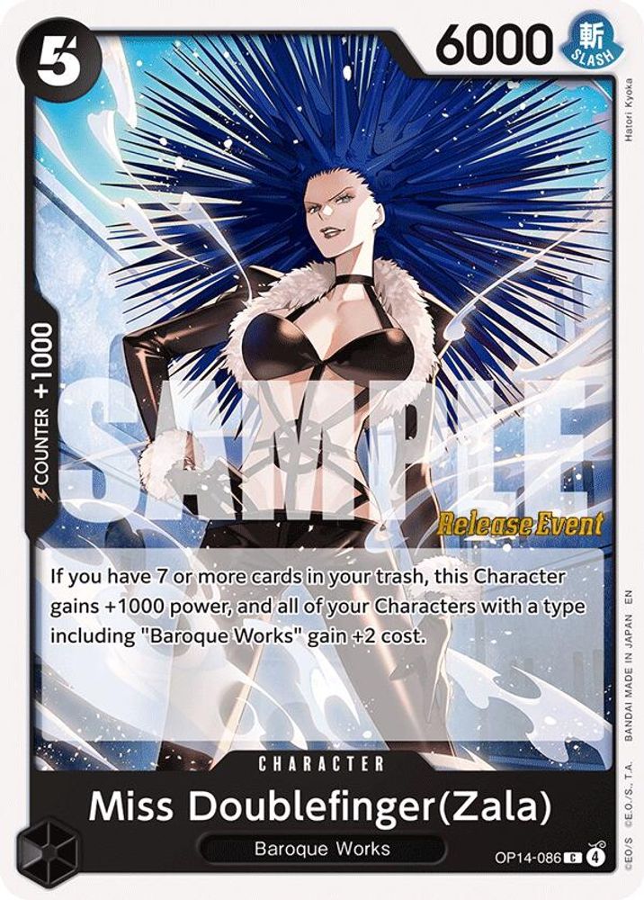 Miss Doublefinger(Zala) One Piece TCG Card