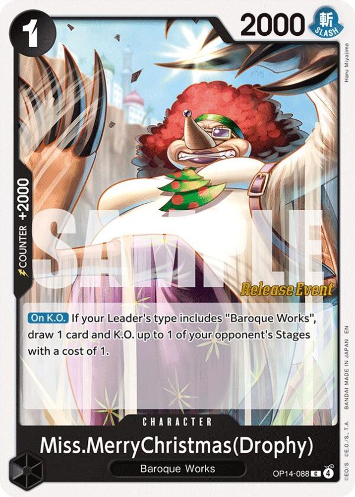 Miss.MerryChristmas(Drophy) One Piece TCG Card