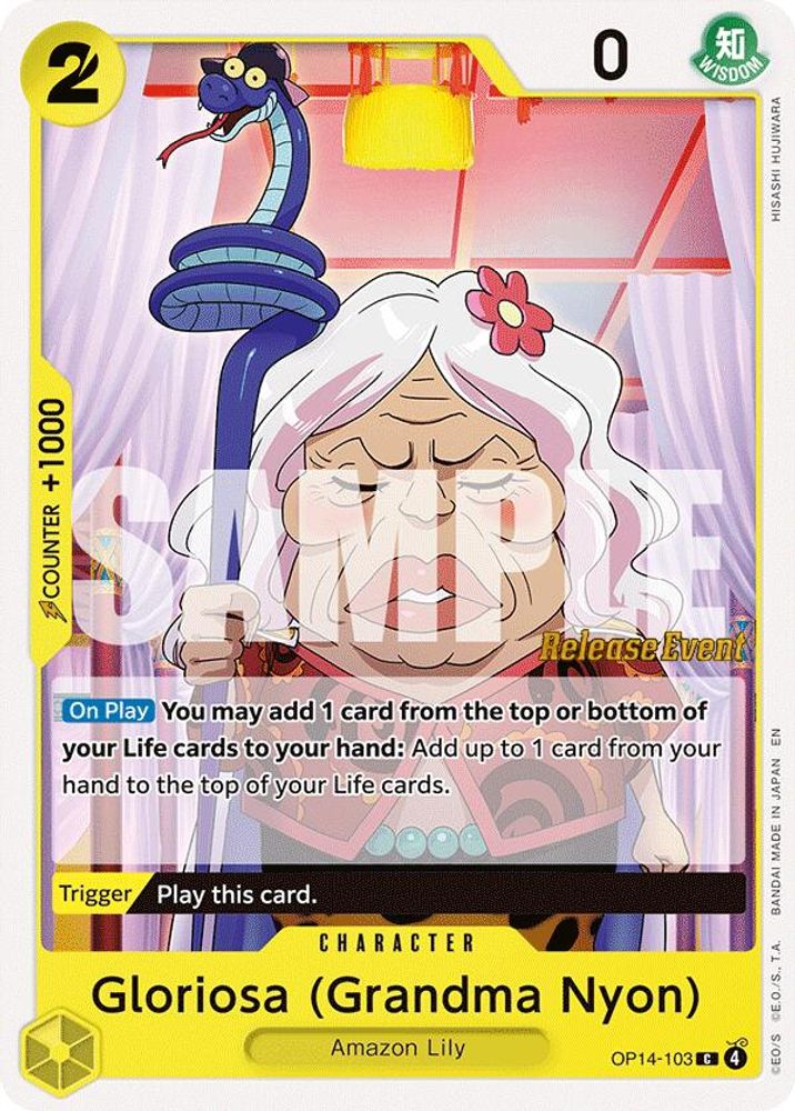 Gloriosa (Grandma Nyon) One Piece TCG Card