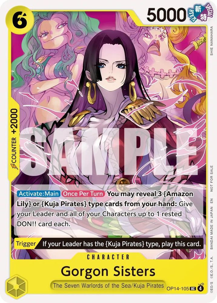 Gorgon Sisters One Piece TCG Card