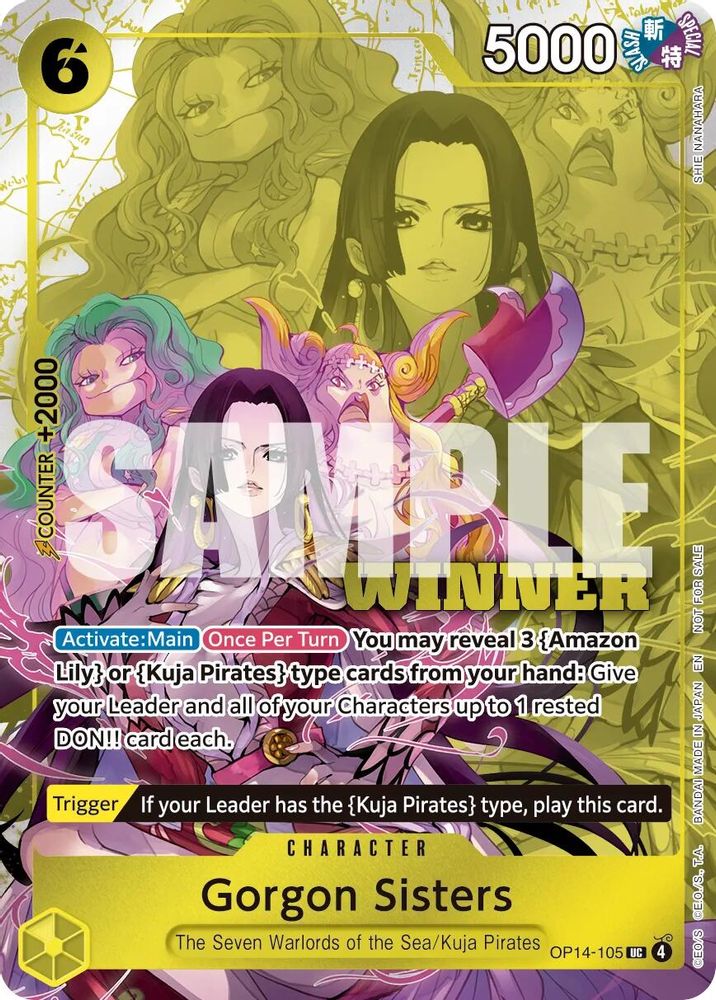 Gorgon Sisters One Piece TCG Card