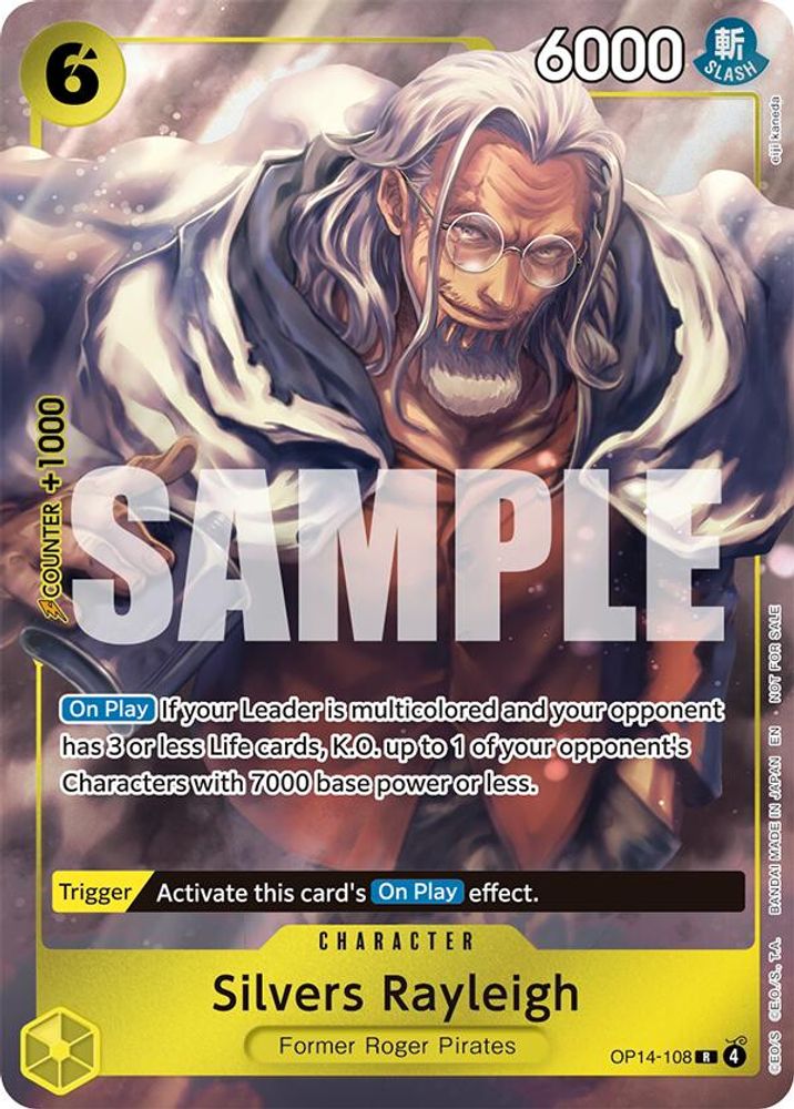 Silvers Rayleigh One Piece TCG Card