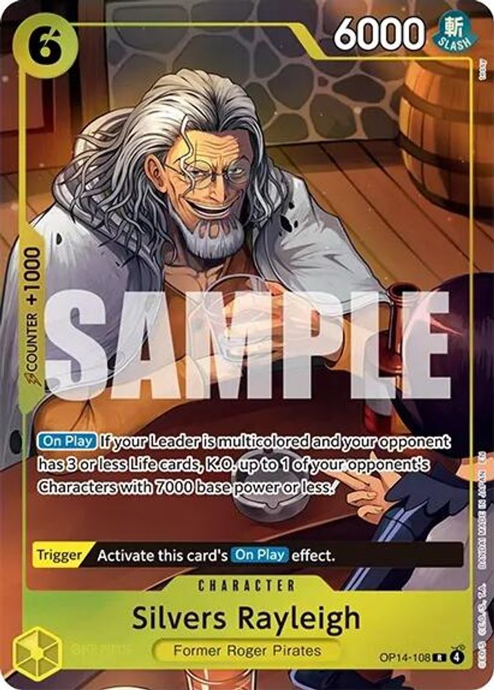 Silvers Rayleigh One Piece TCG Card