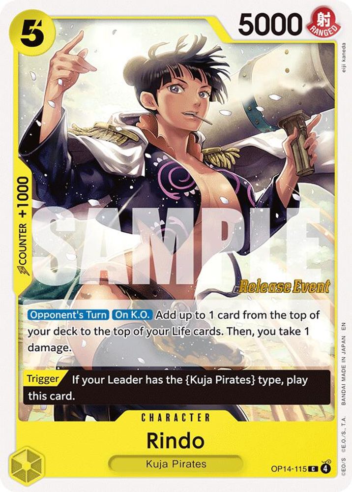 Rindo One Piece TCG Card