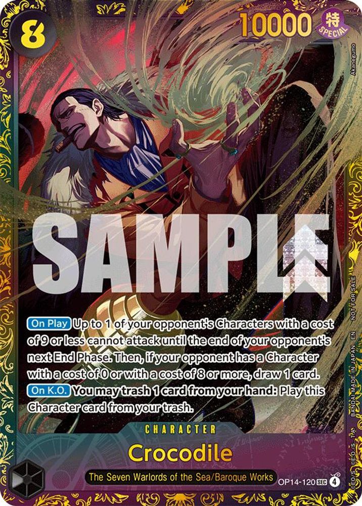 Crocodile One Piece TCG Card