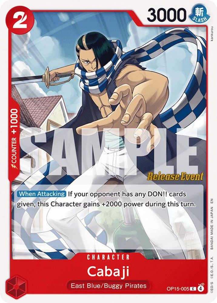 Cabaji One Piece TCG Card